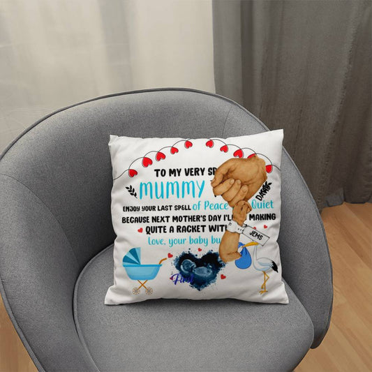 Pillow New baby Boy Copy Personalized Happy First Father's Day From Baby Pillow !!