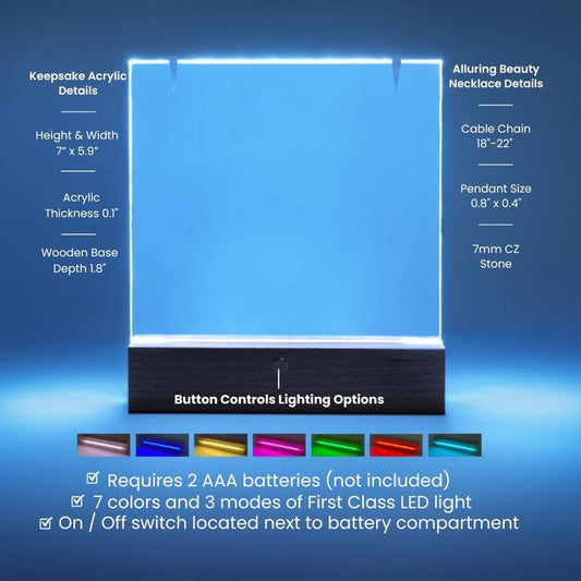 Alluring Beauty Keepsake Acrylic Bundle with Alluring Beauty Necklace-10