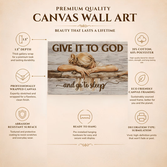 Christian encouragement canvas