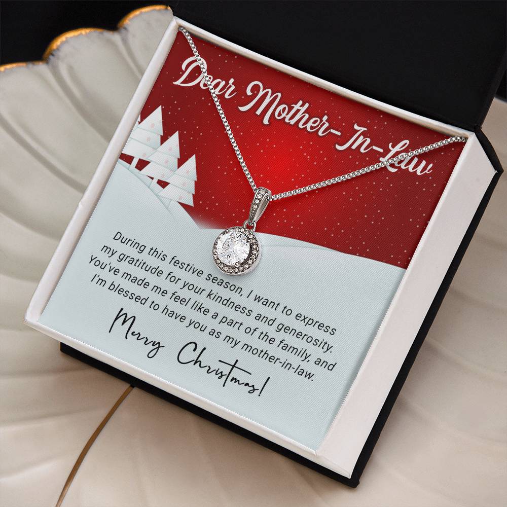 Dear Mother In Law - Gratitude - Christmas Gift - Eternal Hope Necklace