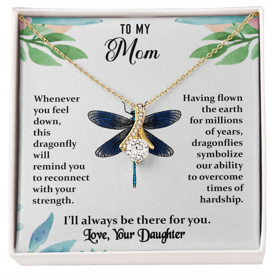 To My Mom, Alluring Beauty Necklace - YERTIZZ.COM