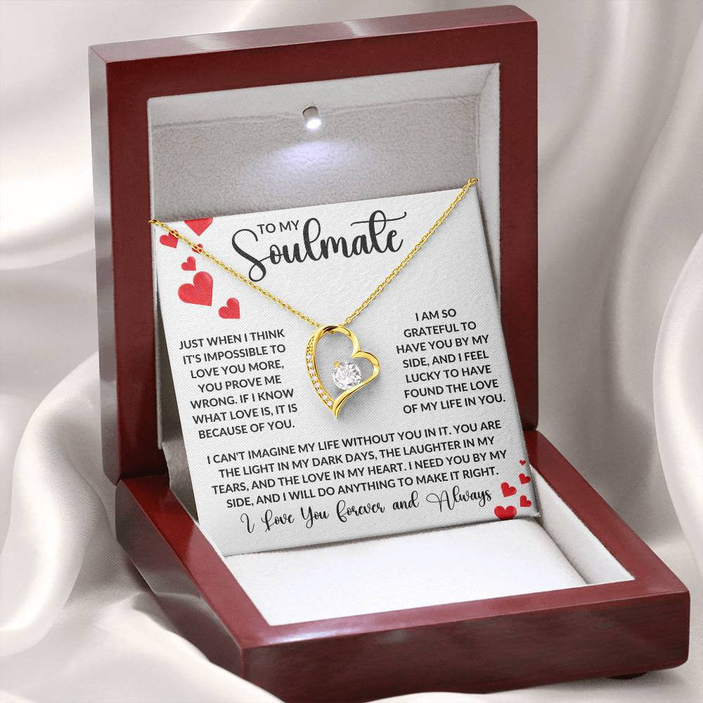 Forever Love Necklace-To Soulmate-Love Always