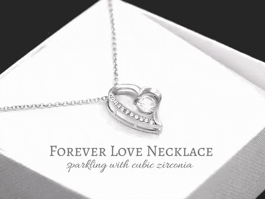 To My Military Wife, Jewelry Gift, Forever Love Necklace - YERTIZZ.COM