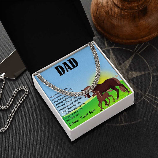 Cuban Linked Chain, Gift, Jewelry, Gift, Father, Dad