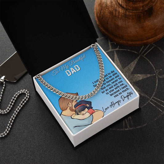 Cuban Linked Chain, Gift, Jewelry, Gift, Father, Dad, To Dad