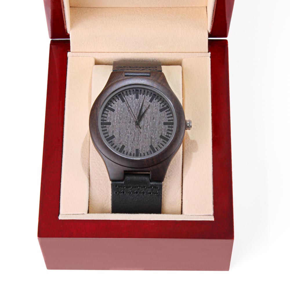 Engraved Wooden Watch, Soldier, Army - YERTIZZ.COM