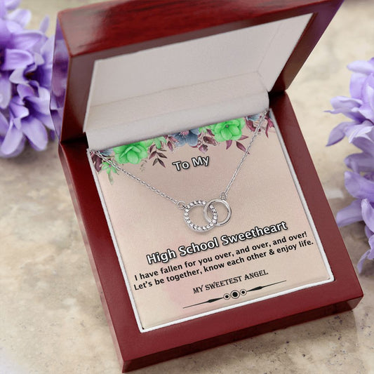 Perfect Pair Necklace, Gift, Jewelry, High School Sweetheart, HS, School, Sweetheart