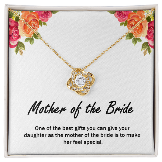 Love Knot Necklace, Jewelry, Gift, Mother of the Bride 4 - YERTIZZ.COM