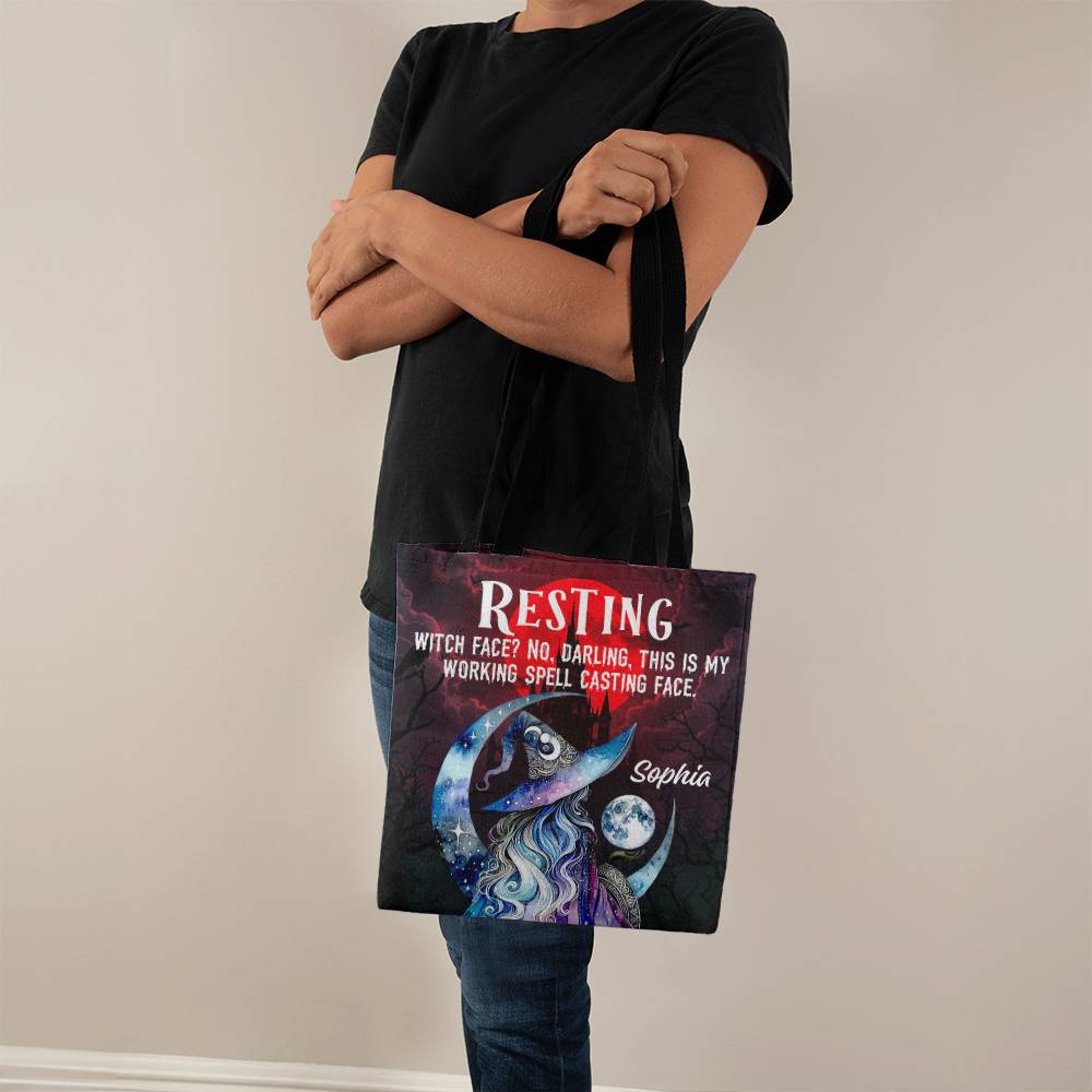 Funny witch quote canvas bag