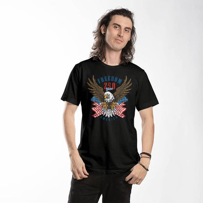250 Years American Anniversary 1776-2026 USA Flag T-Shirt