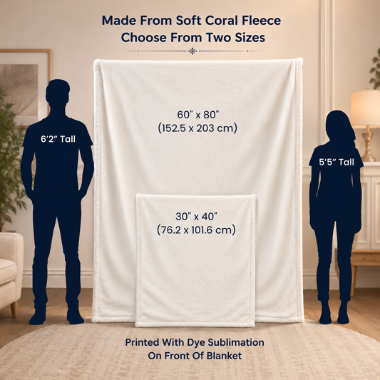 Custom fleece blanket for daughter