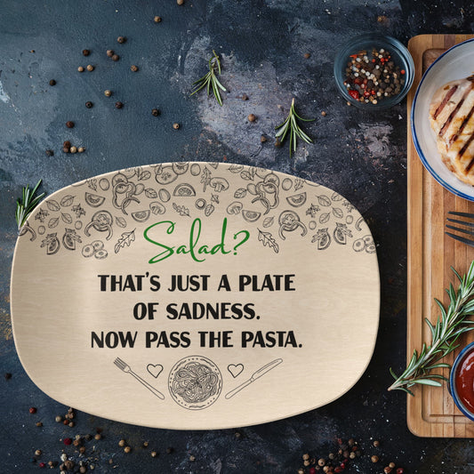 Mom Life Humor Plate, Platter and Bowl – Relatable & Hilarious Kitchen Decor