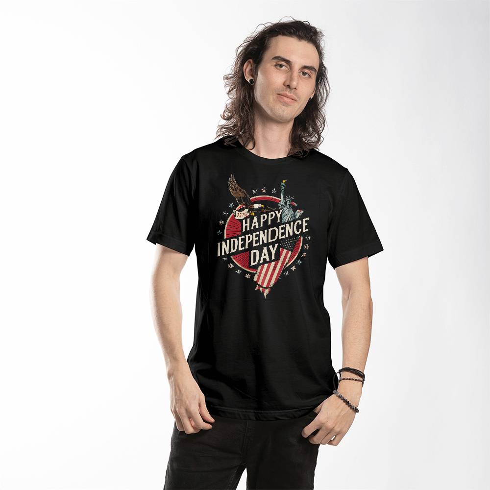 Happy Independence Day - 4th of July Essential T-Shirt