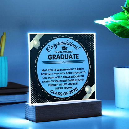inspirational graduate gift decor plaque
