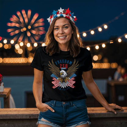 250 Years American Anniversary 1776-2026 USA Flag T-Shirt