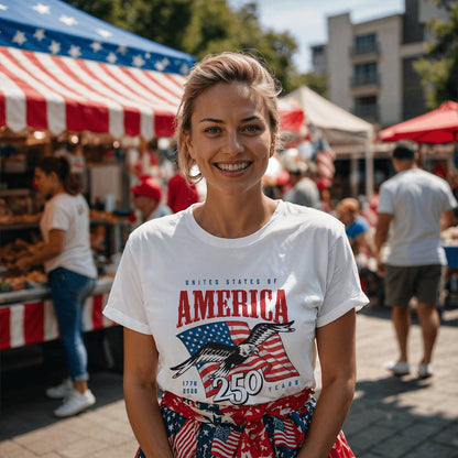 United States Of America Freedom Spirit 4th Of July Patriotic T-Shirt