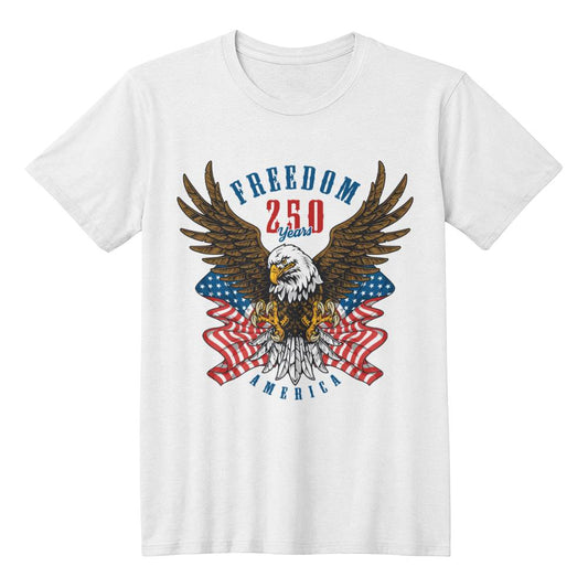 250 Years American Anniversary 1776-2026 USA Flag T-Shirt