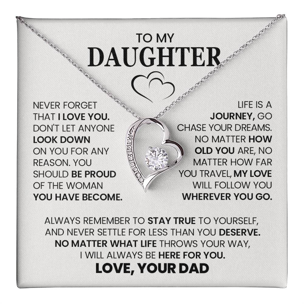Forever Love Necklace with On Demand Message Card