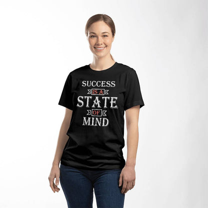 Success is a State of Mind - Personalized Motivational Inspirational T-Shirt Design