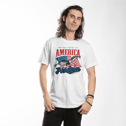 United States Of America Freedom Spirit 4th Of July Patriotic T-Shirt