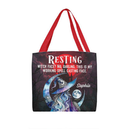 Resting Witch Face?” Gothic Halloween Tote Bag !
