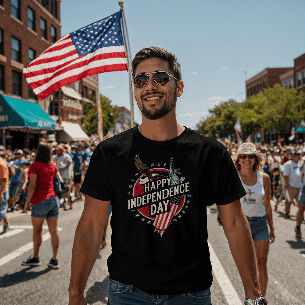 Happy Independence Day - 4th of July Essential T-Shirt