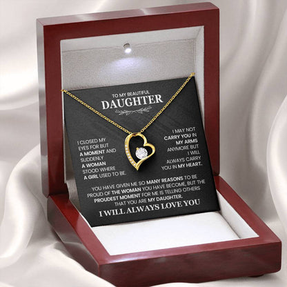 Custom Daddy to Daughter Necklace – I will always love you