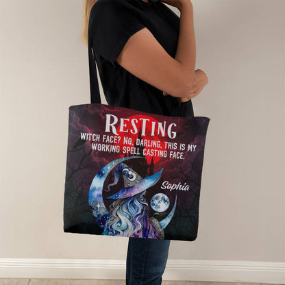 Resting Witch Face?” Gothic Halloween Tote Bag !