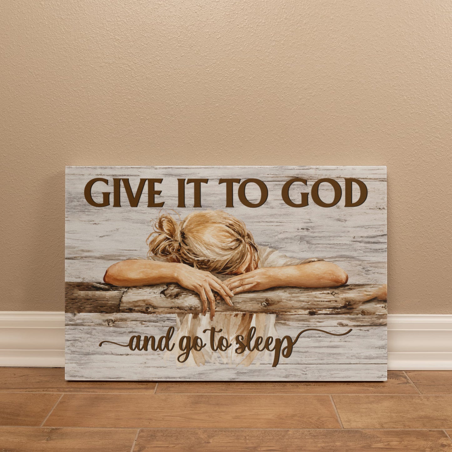 Christian encouragement canvas