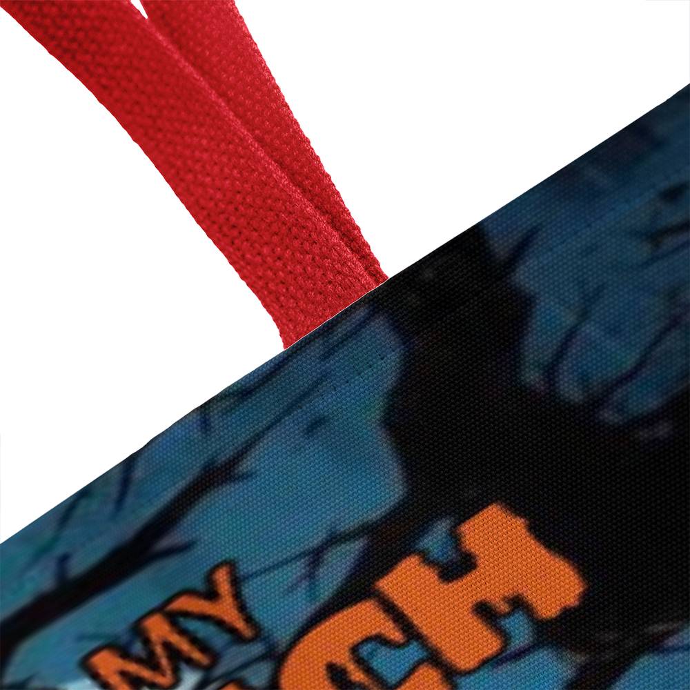 Don’t Make Me Flip My Witch Switch, It’s Stuck on Sassy” Halloween Tote Bag !