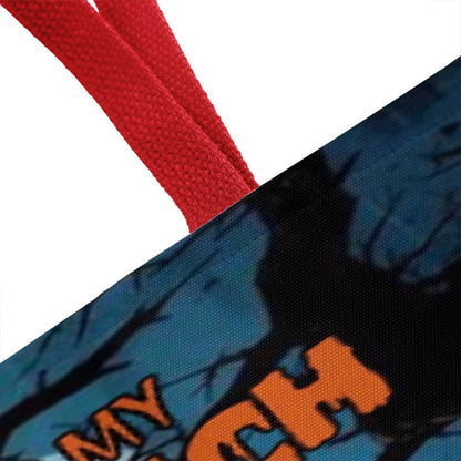 Don’t Make Me Flip My Witch Switch, It’s Stuck on Sassy” Halloween Tote Bag !