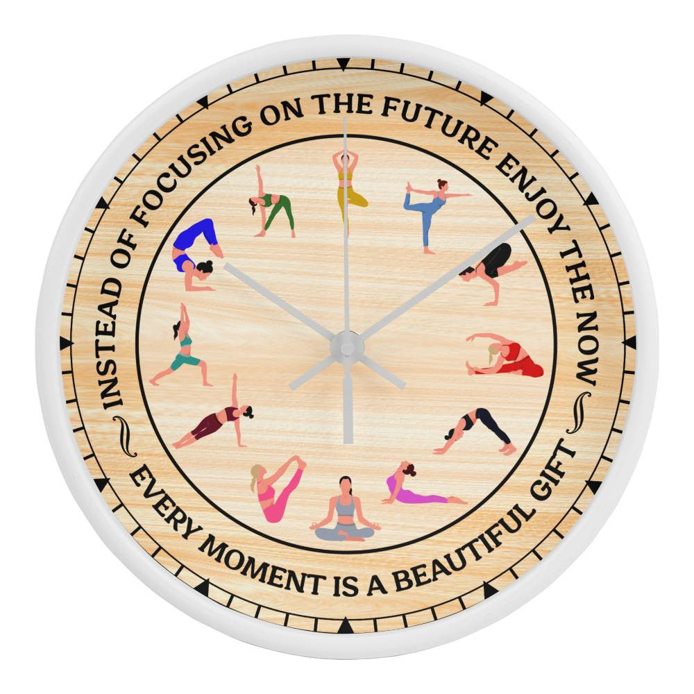 Wooden Frame 10inch Clock - Choose Your Clock Face Image