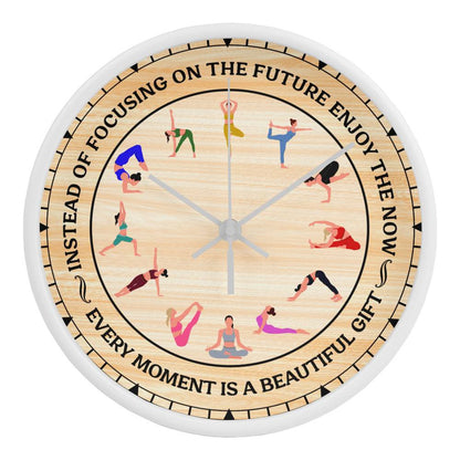 Wooden Frame 10inch Clock - Choose Your Clock Face Image