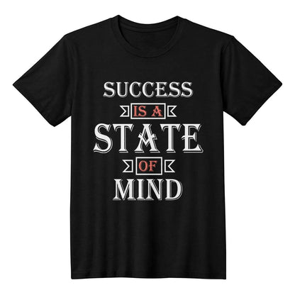 Success is a State of Mind - Personalized Motivational Inspirational T-Shirt Design