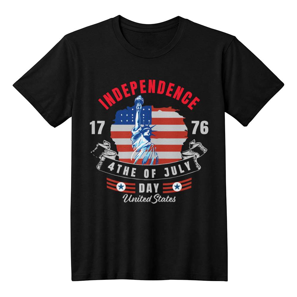 1776 Happy Independence Day 4th Of July USA Patriotic T-Shirt