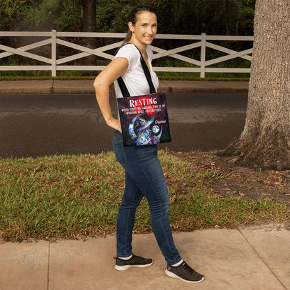 Enchanted witch reusable tote
