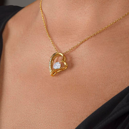Forever Love Necklace with On Demand Message Card