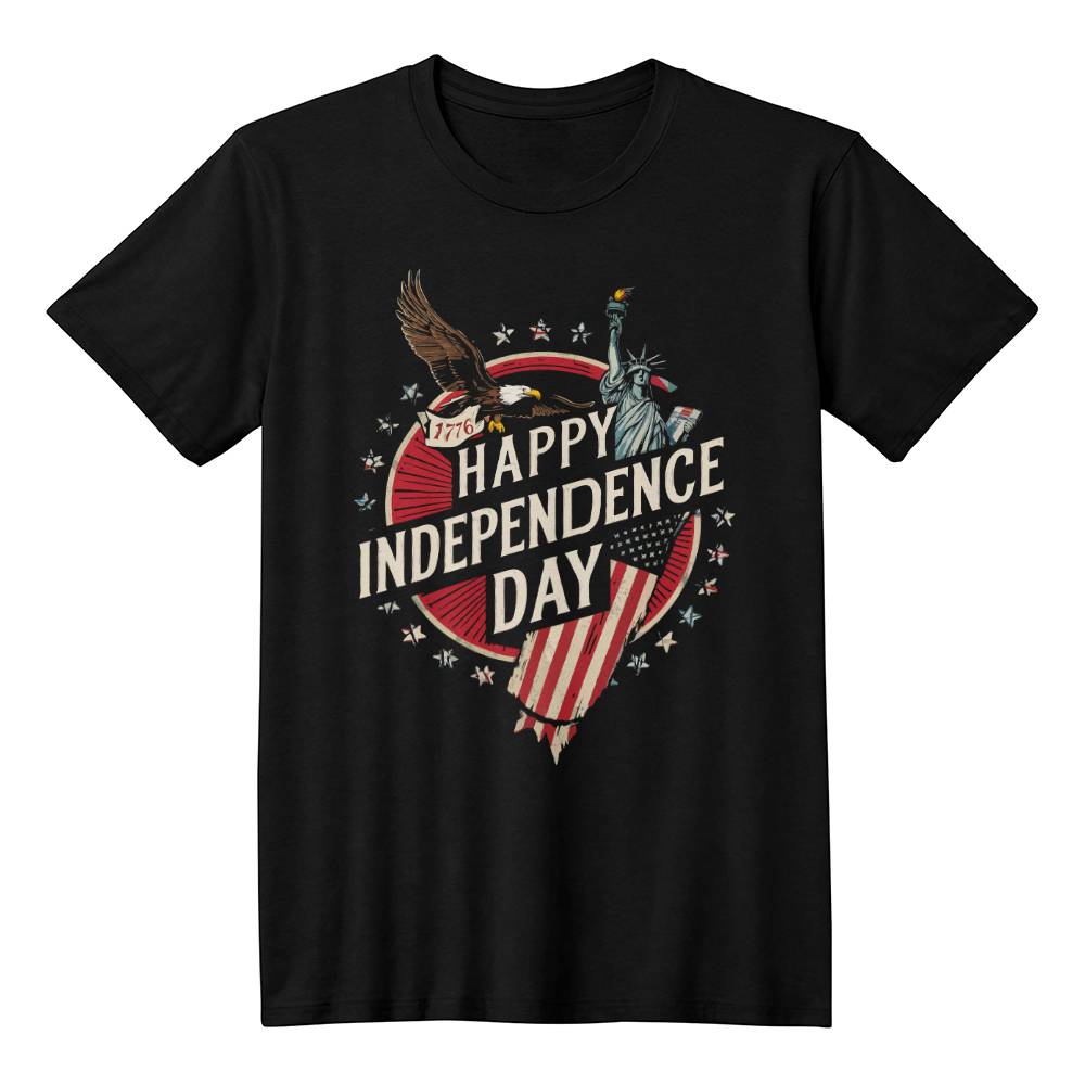 Happy Independence Day - 4th of July Essential T-Shirt