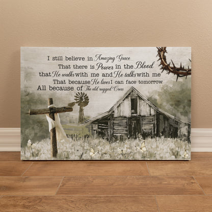 Inspirational faith based song quote wall decor