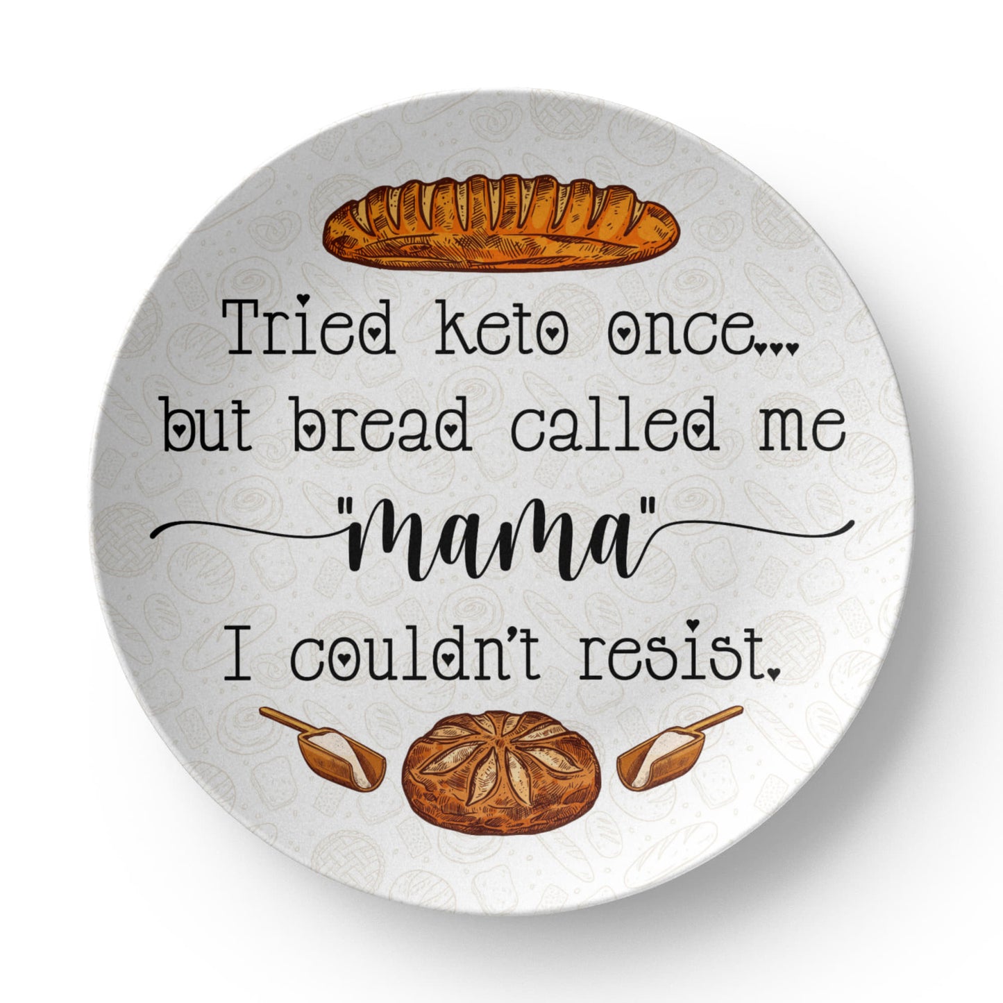 Bread Lover's Plate, Platter and Bowl – Mama Couldn't Resist!