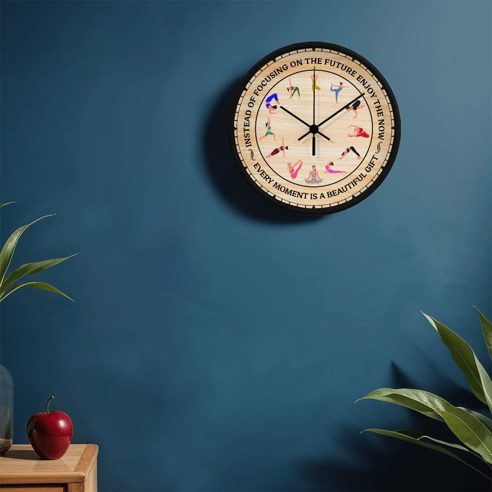 Wooden Frame 10inch Clock - Choose Your Clock Face Image