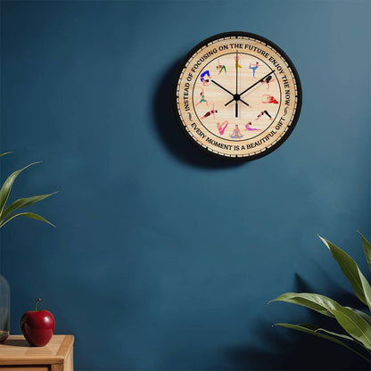 Wooden Frame 10inch Clock - Choose Your Clock Face Image