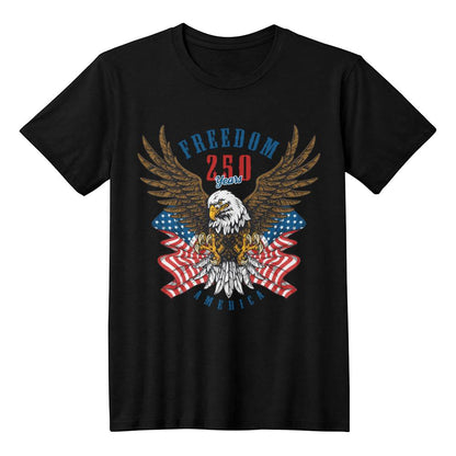 250 Years American Anniversary 1776-2026 USA Flag T-Shirt