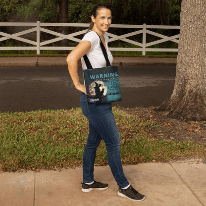 Personalized spooky shopping bag