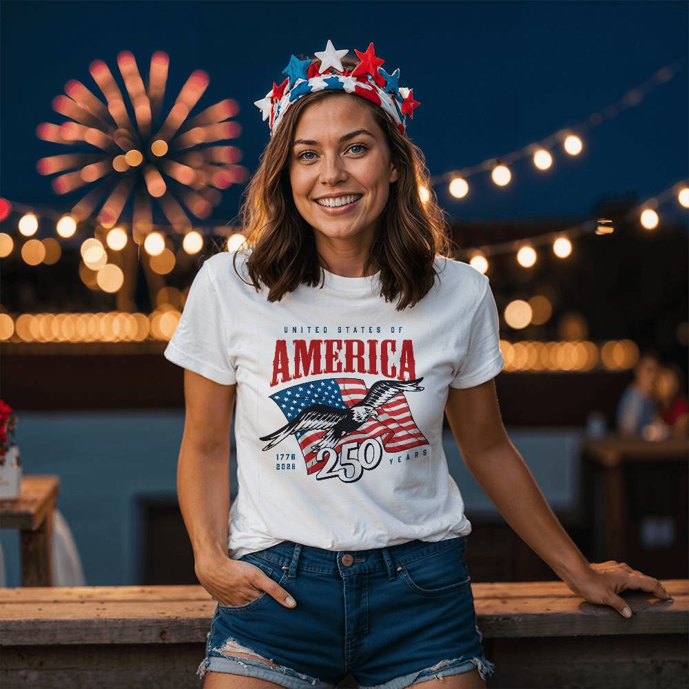 United States Of America Freedom Spirit 4th Of July Patriotic T-Shirt