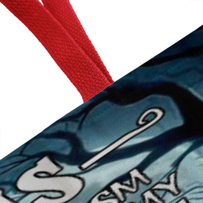 Brooms, Potions & Sarcasm: The Holy Trinity of My Witchcraft” Gothic Halloween Tote Bag !