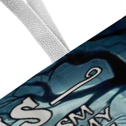 Brooms, Potions & Sarcasm: The Holy Trinity of My Witchcraft” Gothic Halloween Tote Bag !