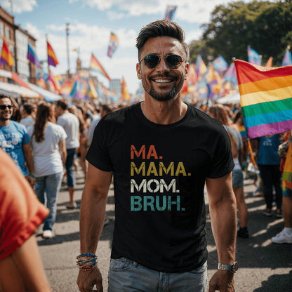 Ma Mama Mom Bruh Funny Motherhood - Personalized T-Shirt Design