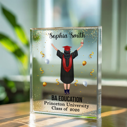 Personalized Graduation Acrylic Plaque
