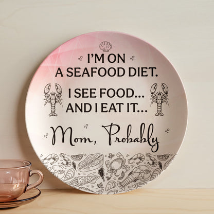 Quirky Mom Quote Plate, Platter and Bowl – Because Moms Make the Rules!